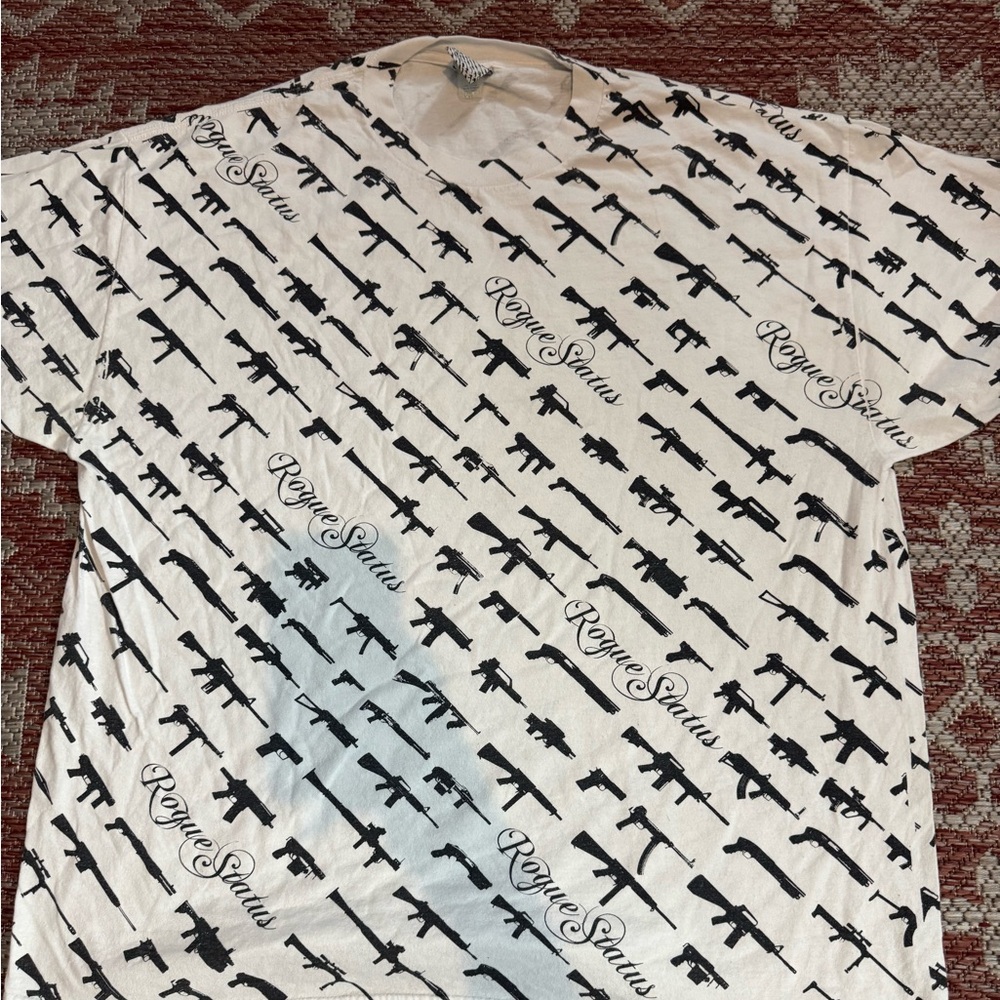 Vintage Rogue State Gun Show Tee White XL RARE ROB DYRDEK